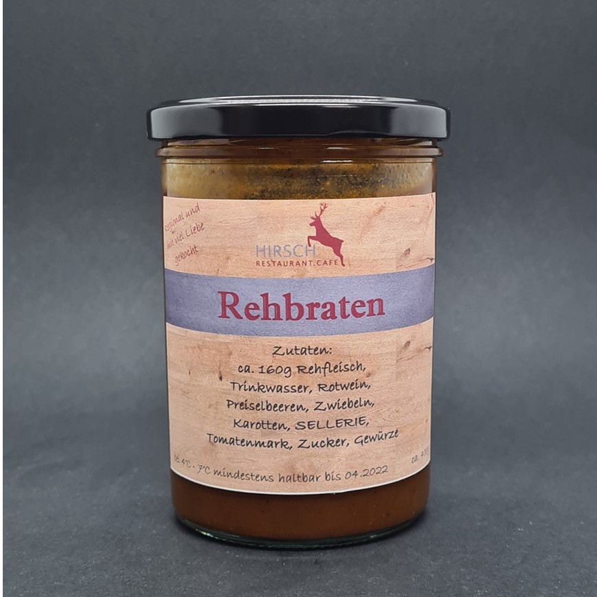 Featured image for “Rehbraten in hausgemachter Soße”