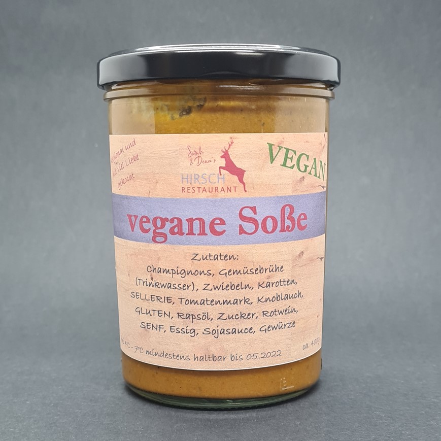 Featured image for “vegane Soße 400g”