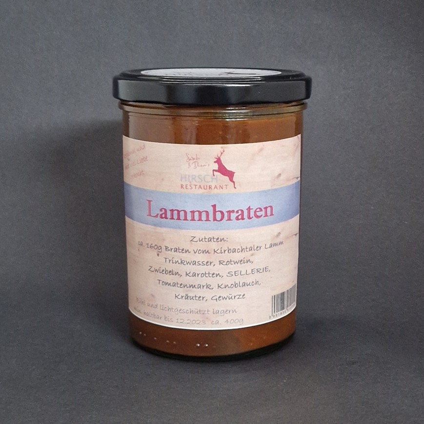Featured image for “Lammbraten in hausgemachter Soße”